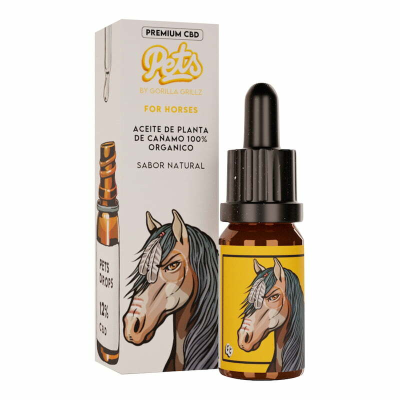 Óleo de CBD 12% para cavalos