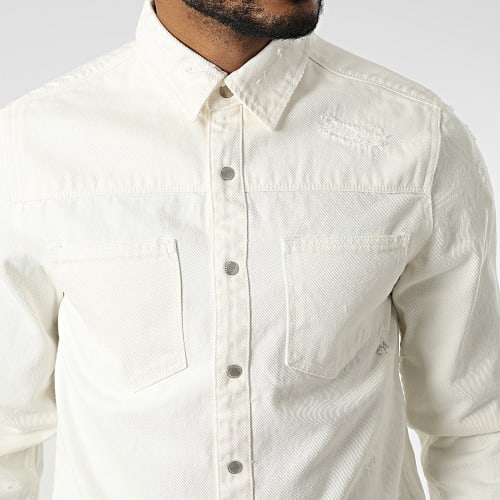 Surchemise Jean Blanc