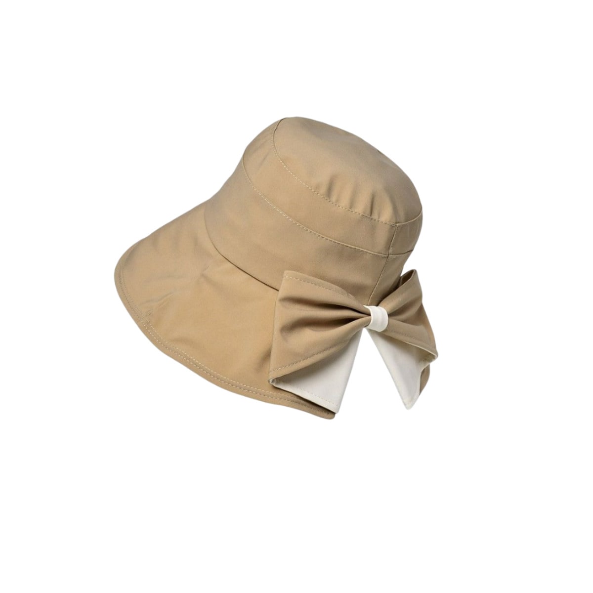 Sommer bowknot bøttehatt Kaki