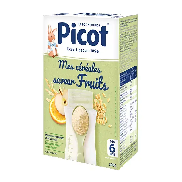 Picot My Cereal Sabor Frutas - A partir de 6 Meses - 200g