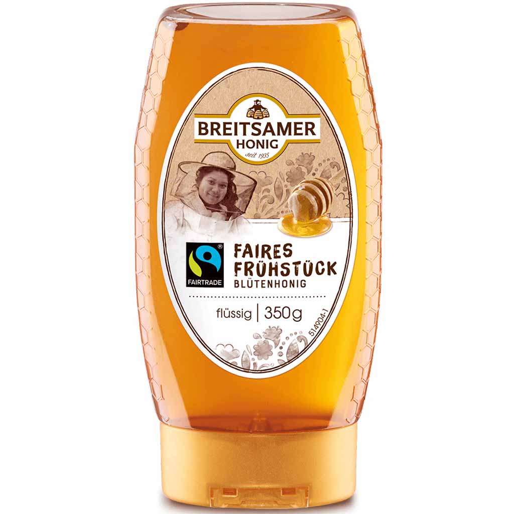 Breitsamer Honig Faires Frühstück Blütenhonig 350g MHD:30.9.26