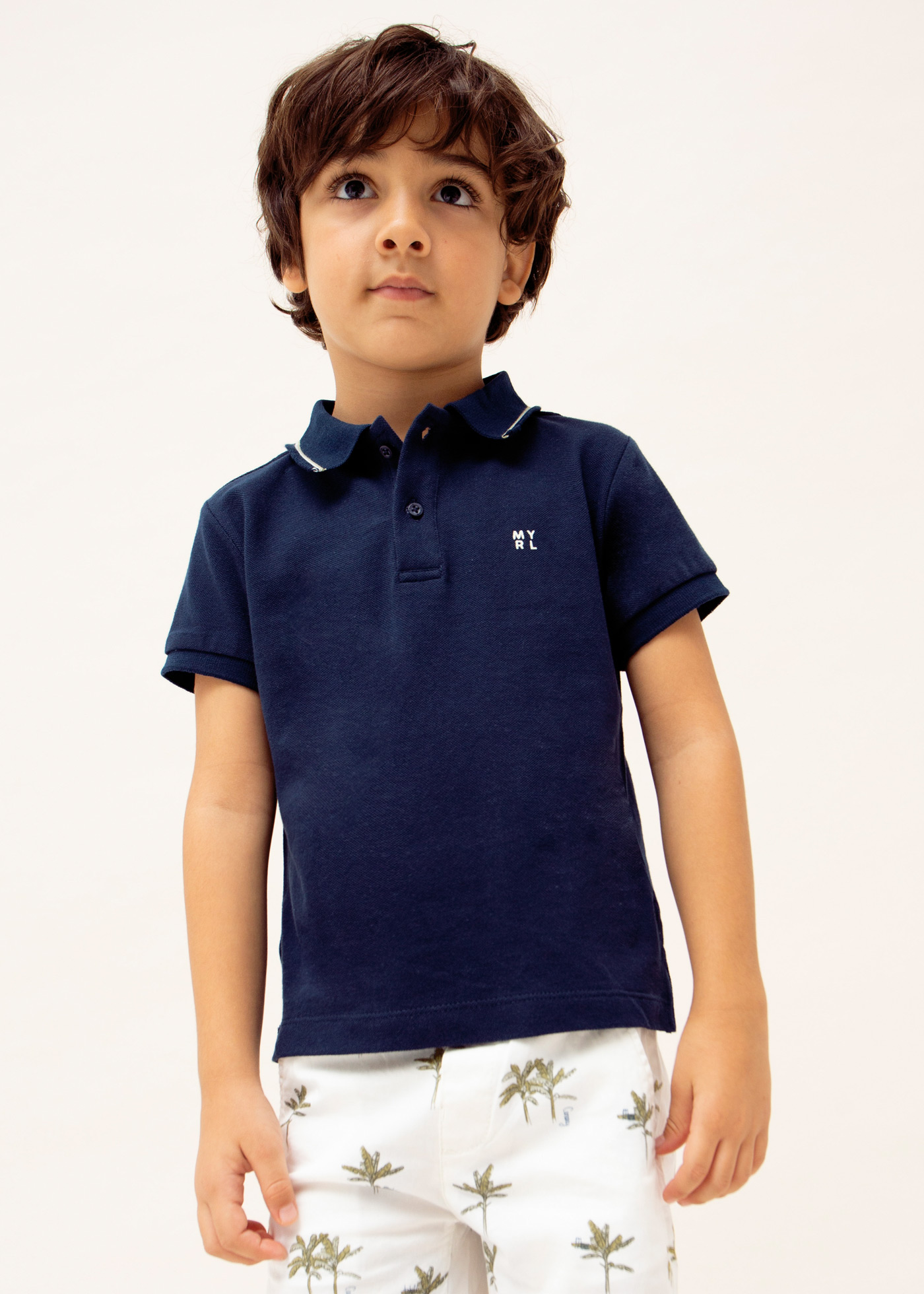 Conjunto de algodão de duas peças para meninos