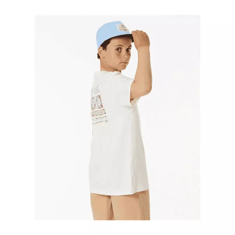Teeshirt junior RIPCURL Pure Surf Searching Tee -Boy Bone