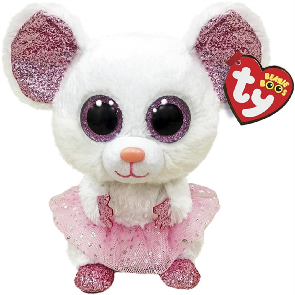 Beanie Boos Nina - White Ballerina Mus Med