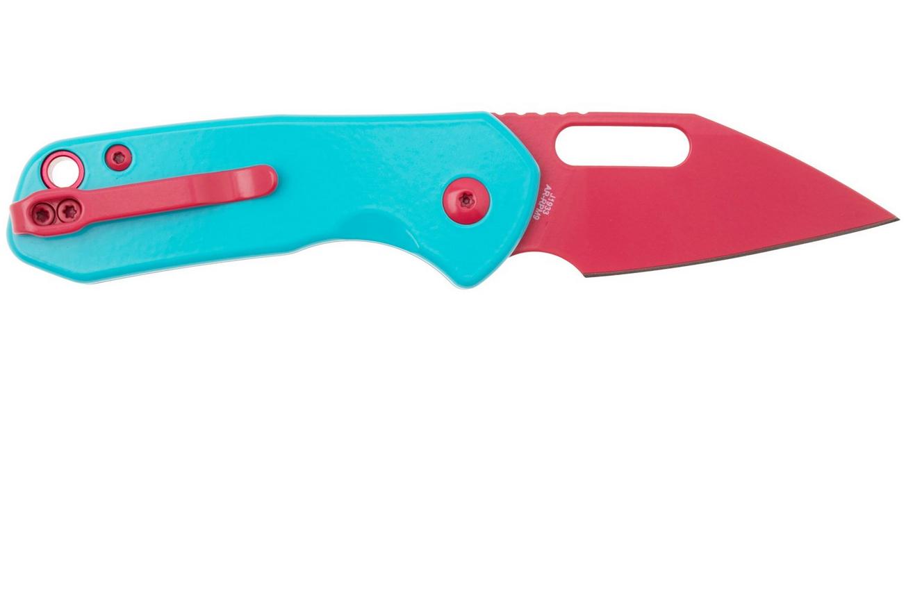 CJRB Mini Pyrite J1933-WEB, Red AR-RPM9, Blue Aluminium, zakmes
