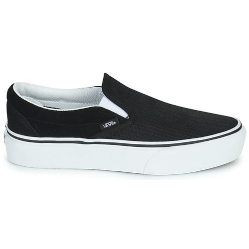 Vans - Classic Slip-On Platform - Noir / Blanc