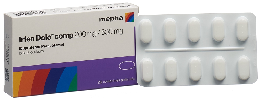 IRFEN comp<br>20 Stück, Blister, Filmtablette, 200 mg/500 mg