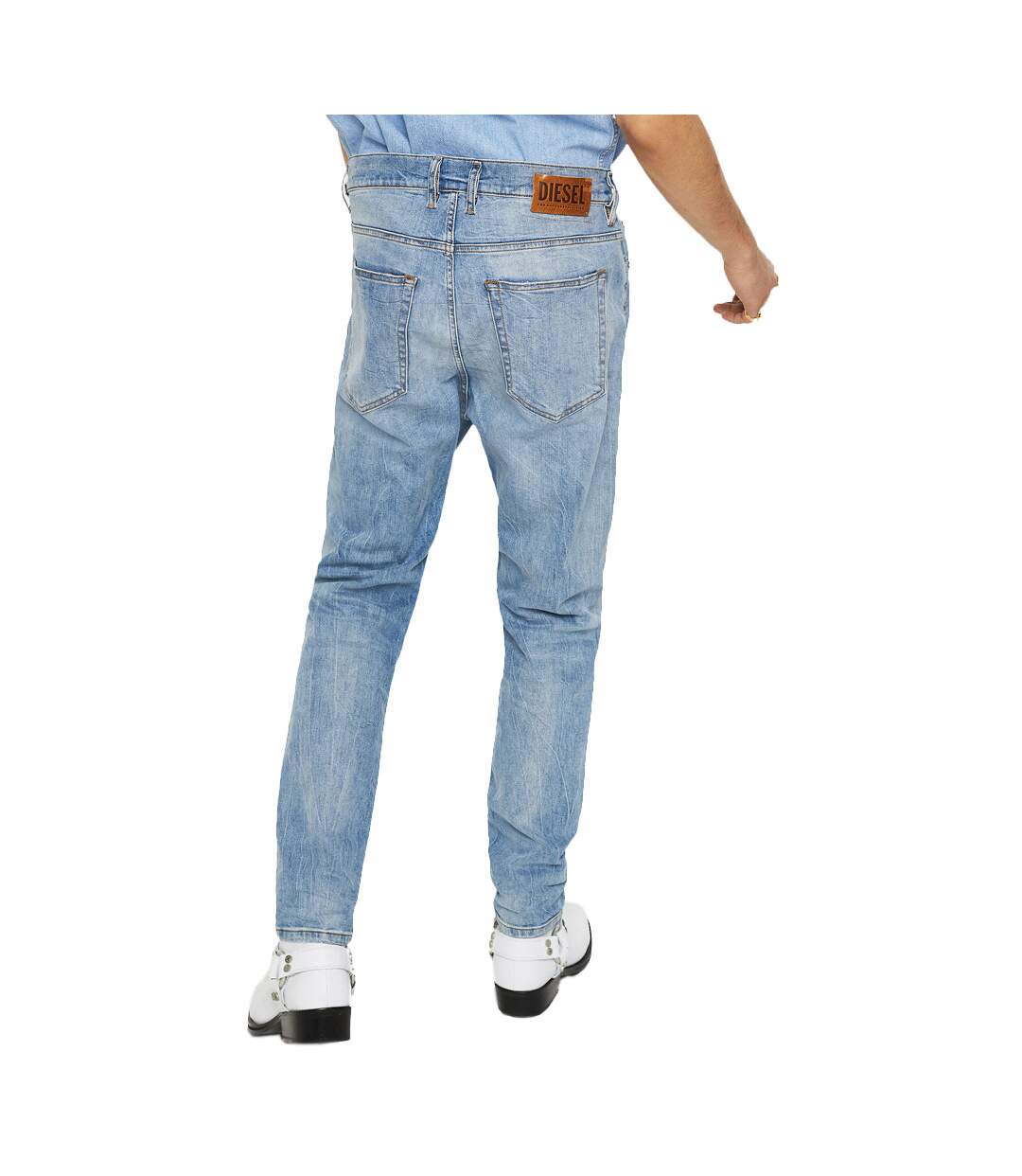 Jeans Carrot Bleu Homme Diesel Vider