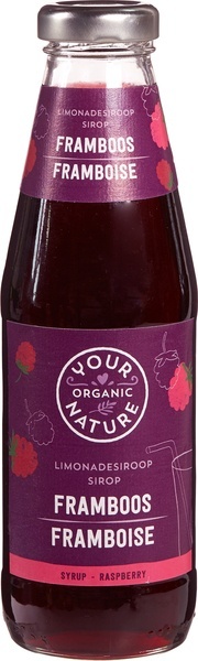 Your Organic Nature Limonadesiroop Framboos 500ml