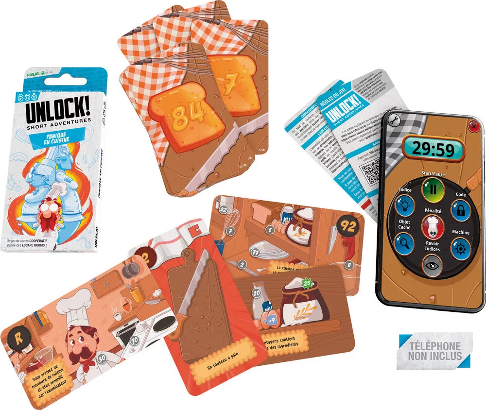 UNLOCK - SHORT ADVENTURES 1 - PANIQUE EN CUISINE