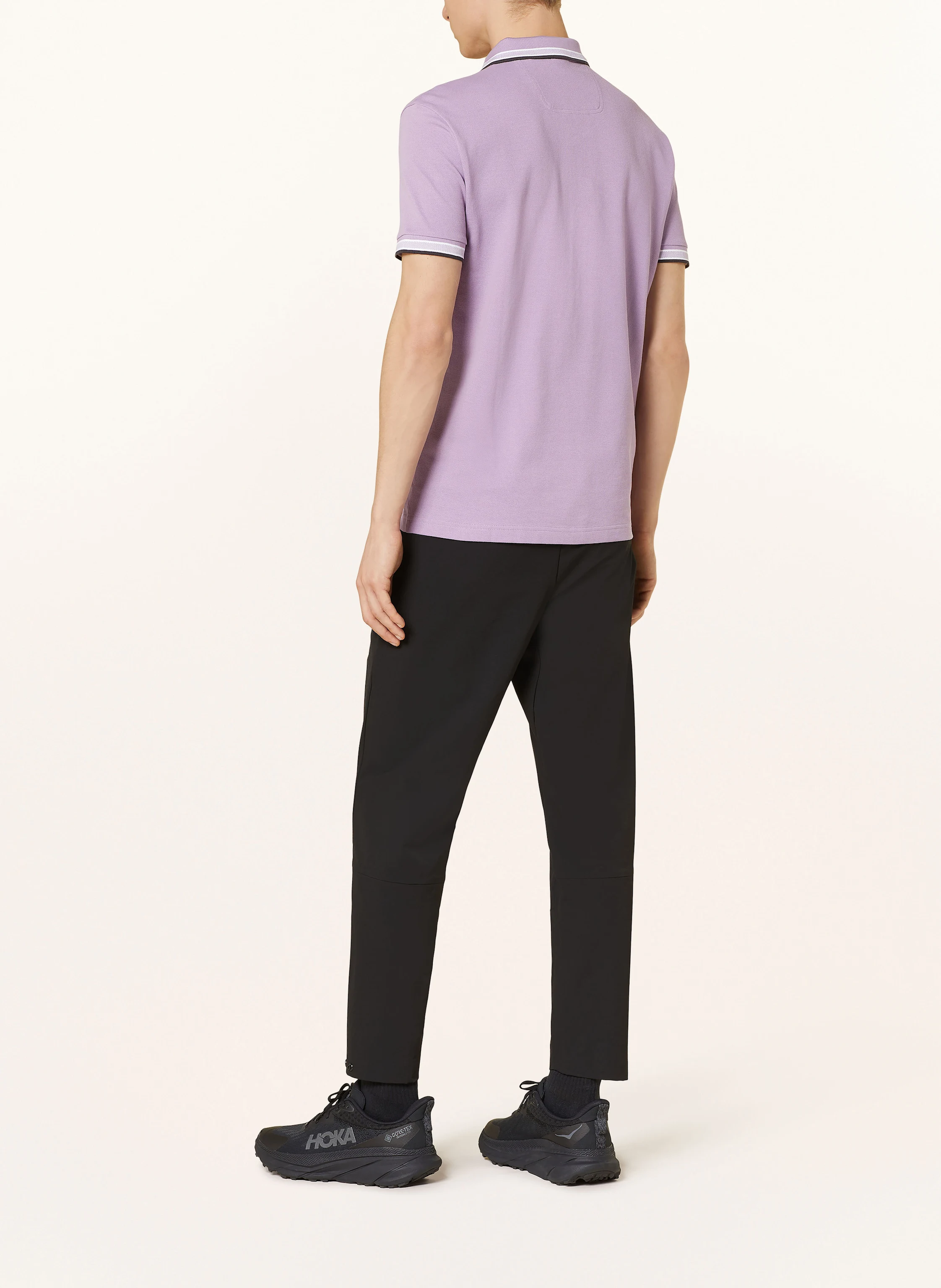 BOSS Piqué-Poloshirt PADDY CURVED Regular Fit
