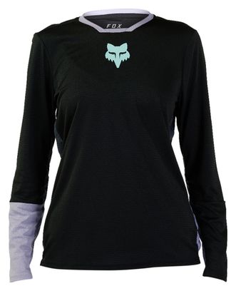 Maillot à manches longues Fox Femme Defend Race Noir