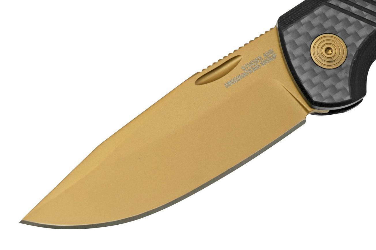 SOG Terminus SJ LTE Carbon Gold TM1007-BX slipjoint zakmes