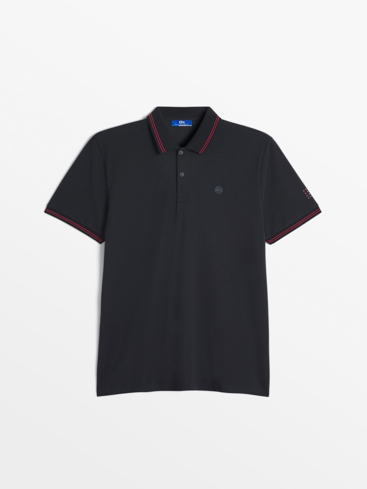 Polo Homme Manches Courtes Noir