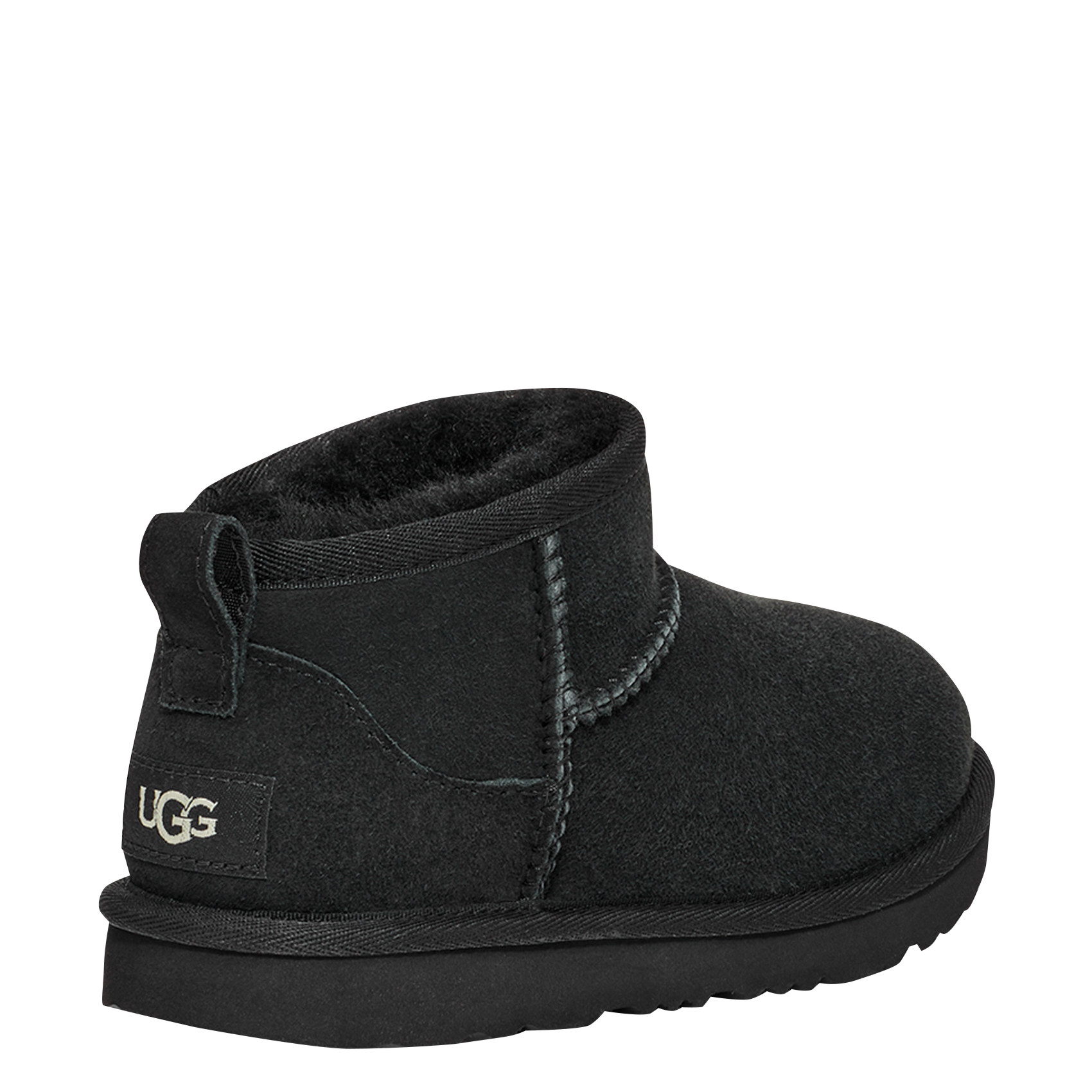 CLASSIC ULTRA MINI - Bottines fourrées en cuir | Noir