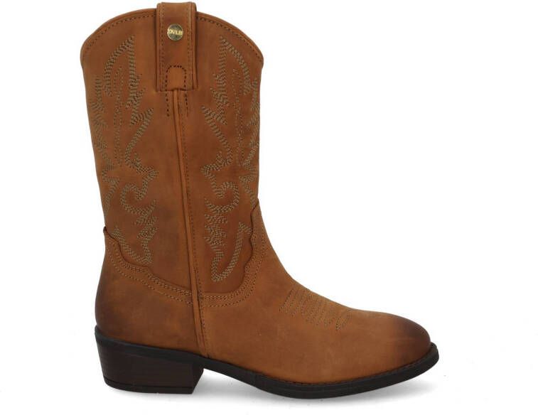 Develab 44374 Laarzen Leer Meisjes Cognac