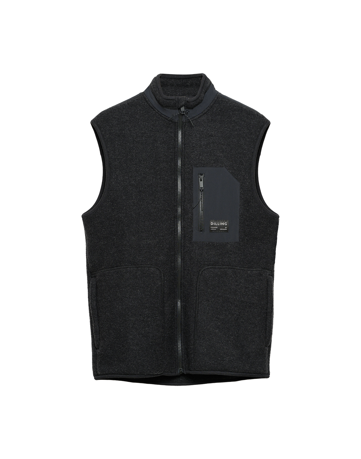 Bodywarmer van merinowolfleece voor heren - Gratis Verz