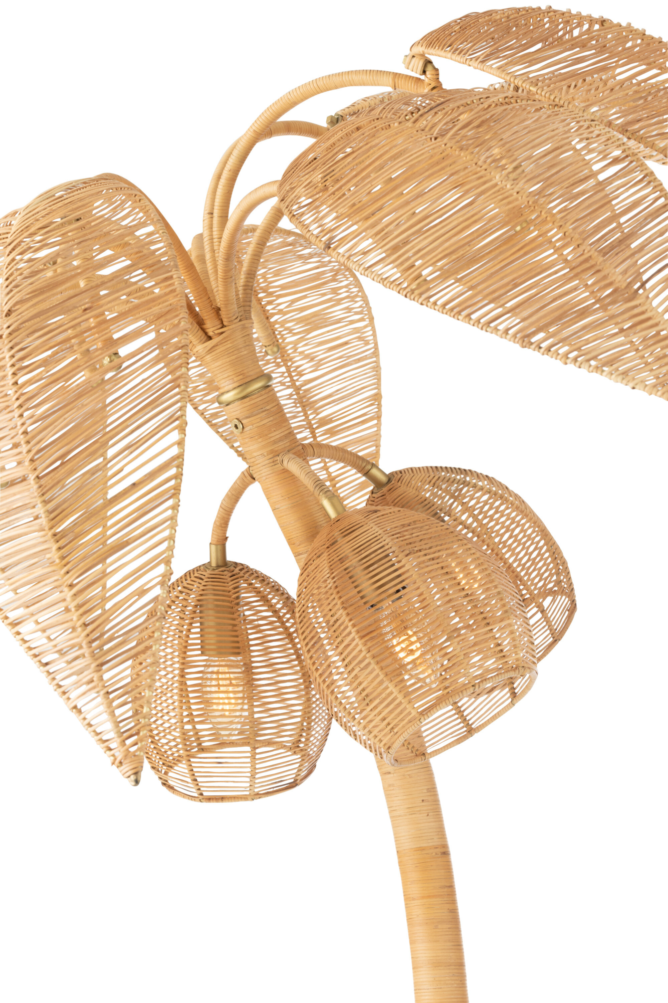 Vloerlamp Palmboom naturel Small