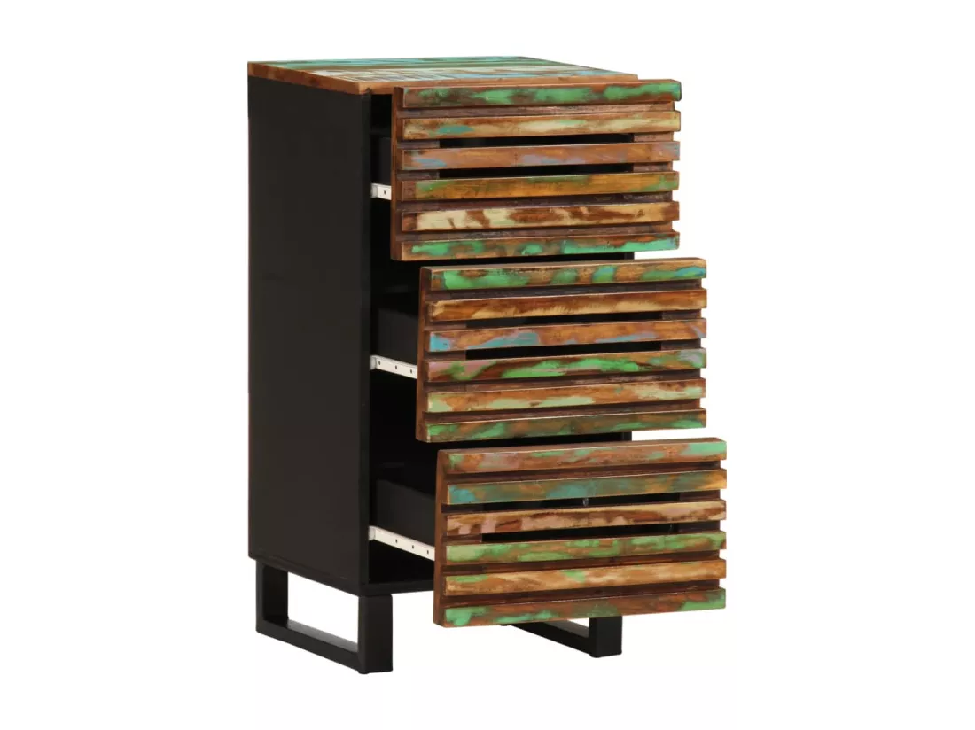 Buffet 40x34x75 cm bois d'acacia massif