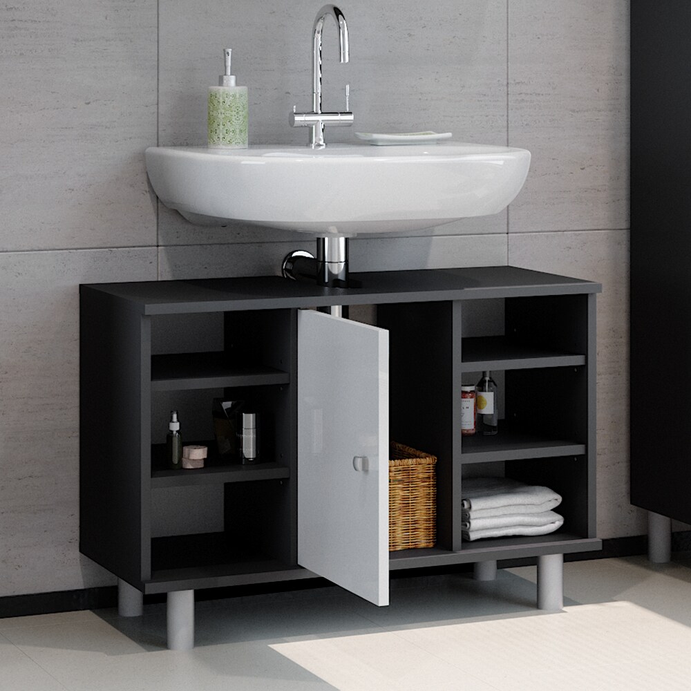 Vicco Waschtischunterschrank Fynn Badschrank Waschbeckenunterschrank Waschtisch
