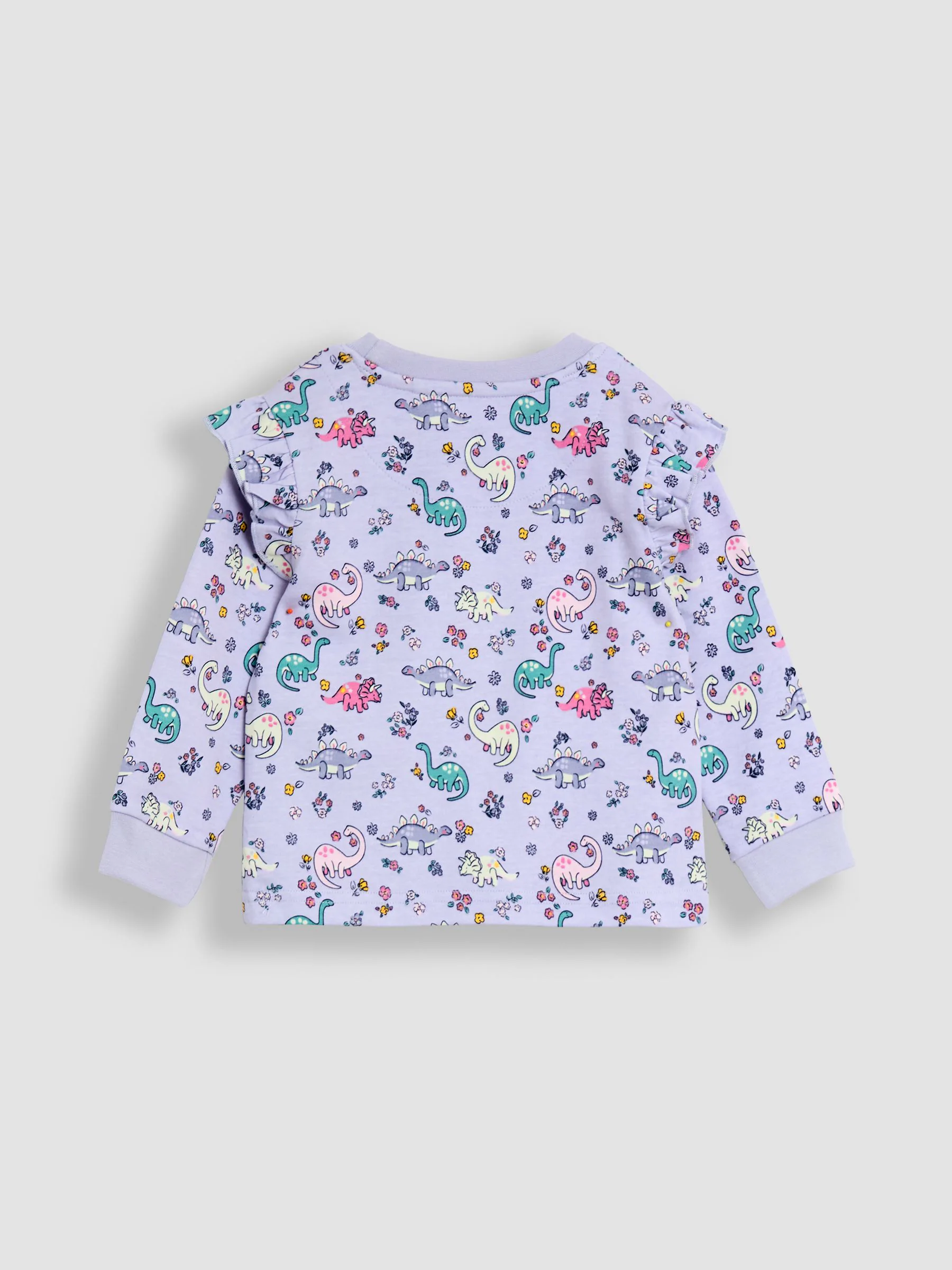 Lila met dinosaurus - JoJo Maman Bébé Print Glow In The Dark Jersey Pyjamas