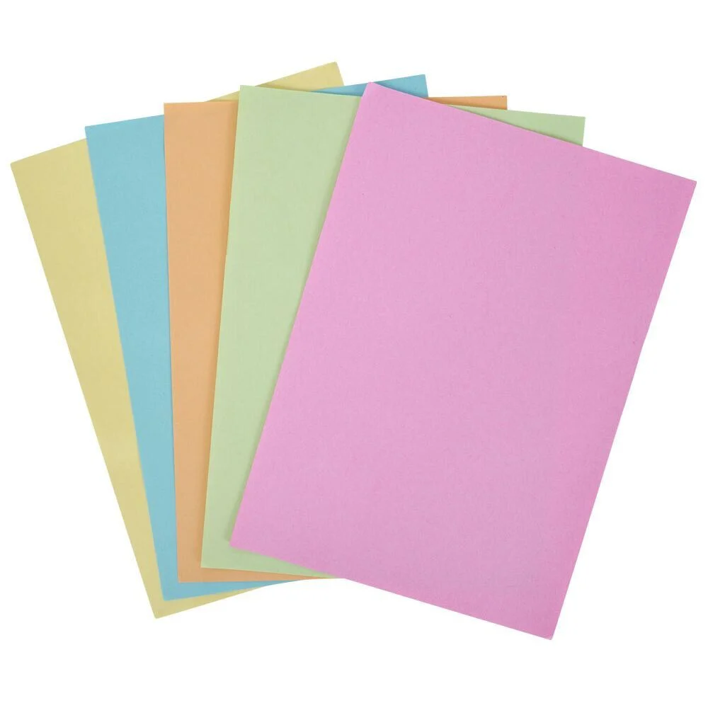 Lot de 250 feuilles de papier couleur A4 80g