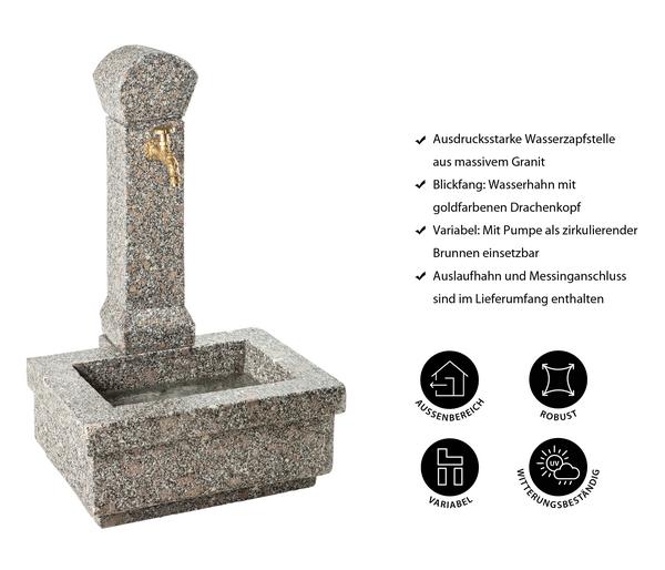 Dehner Granit-Gartenbrunnen Linz, ca.