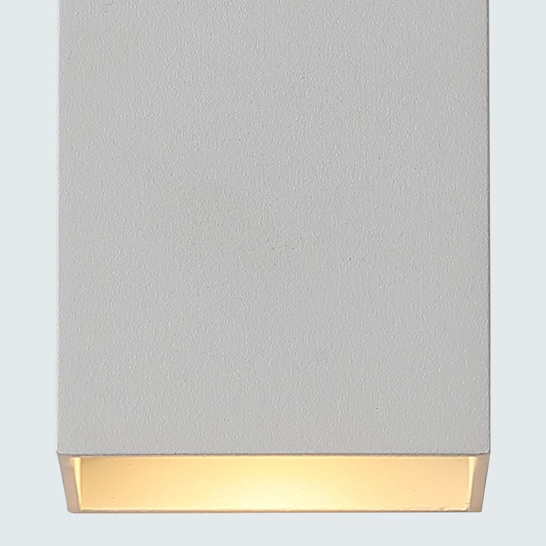 Searchlight Wall Wandlamp Vierkant - H 15,4 cm - Wit