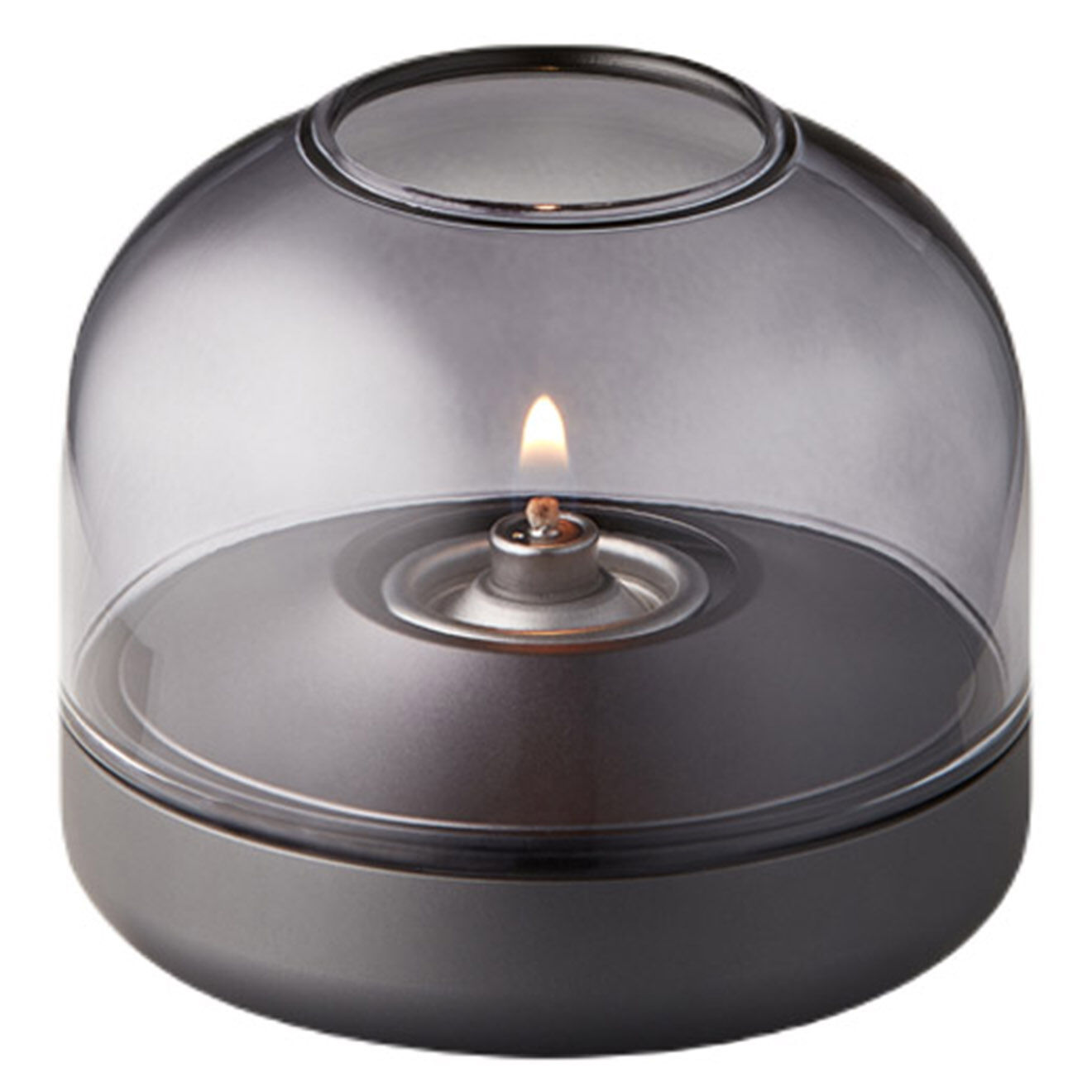 Kooduu Bougeoir Glow 08  gris - D.9x8 cm