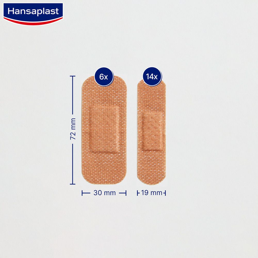 Hansaplast Sensitive Hautton Medium 20 Strips