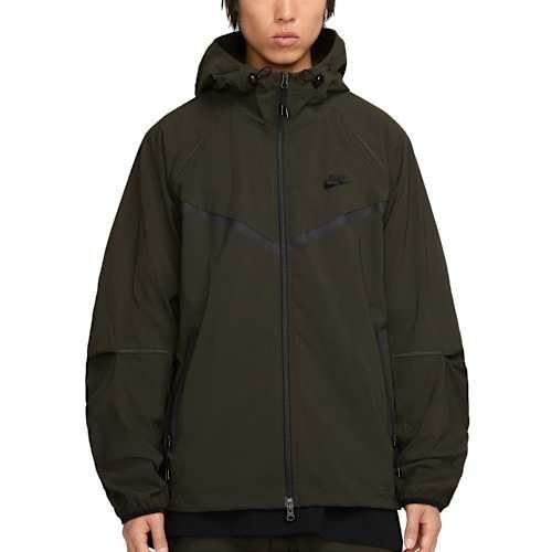 Nike Veste Tech Woven FZ - Vert/Noir
