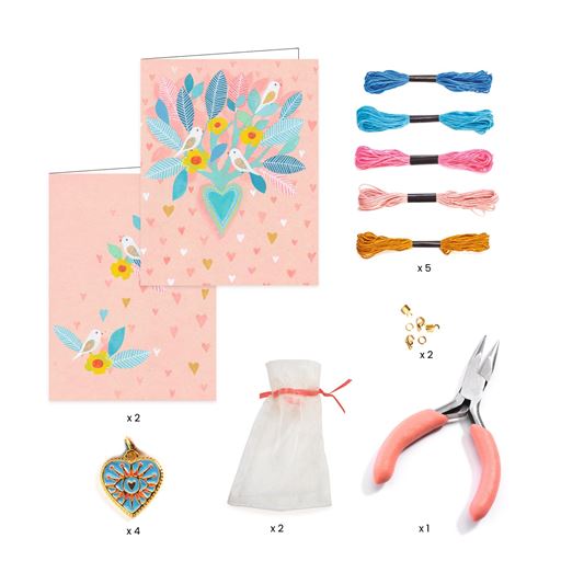 Djeco Dig & Mig Venskab Og Hjerter DIY Kit