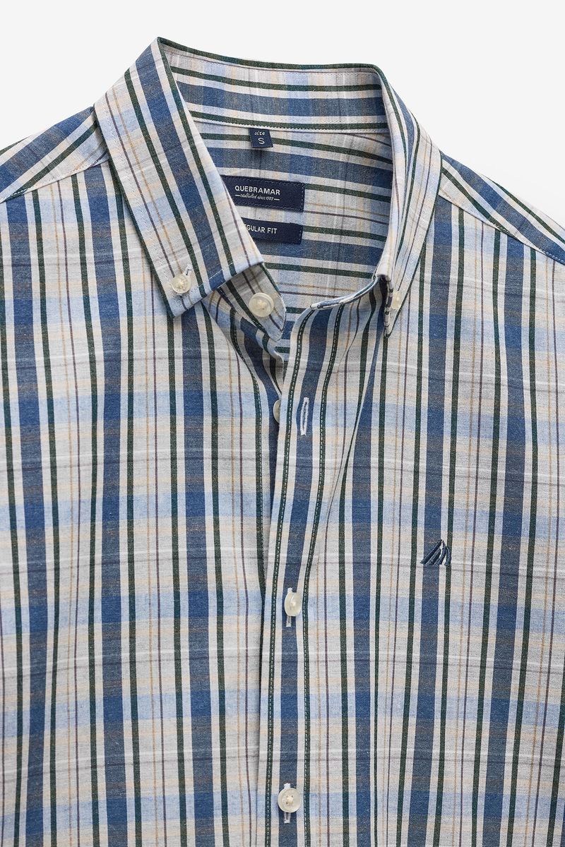 CAMISA AOS QUADRADOS REGULAR FIT