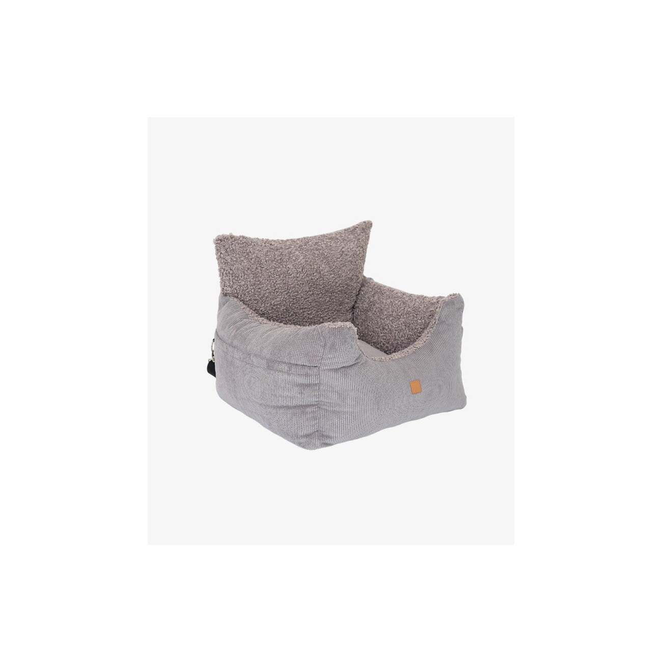 PET & Co. Pet & Co Hunde Autositz Harry Luxus grau/ grau
