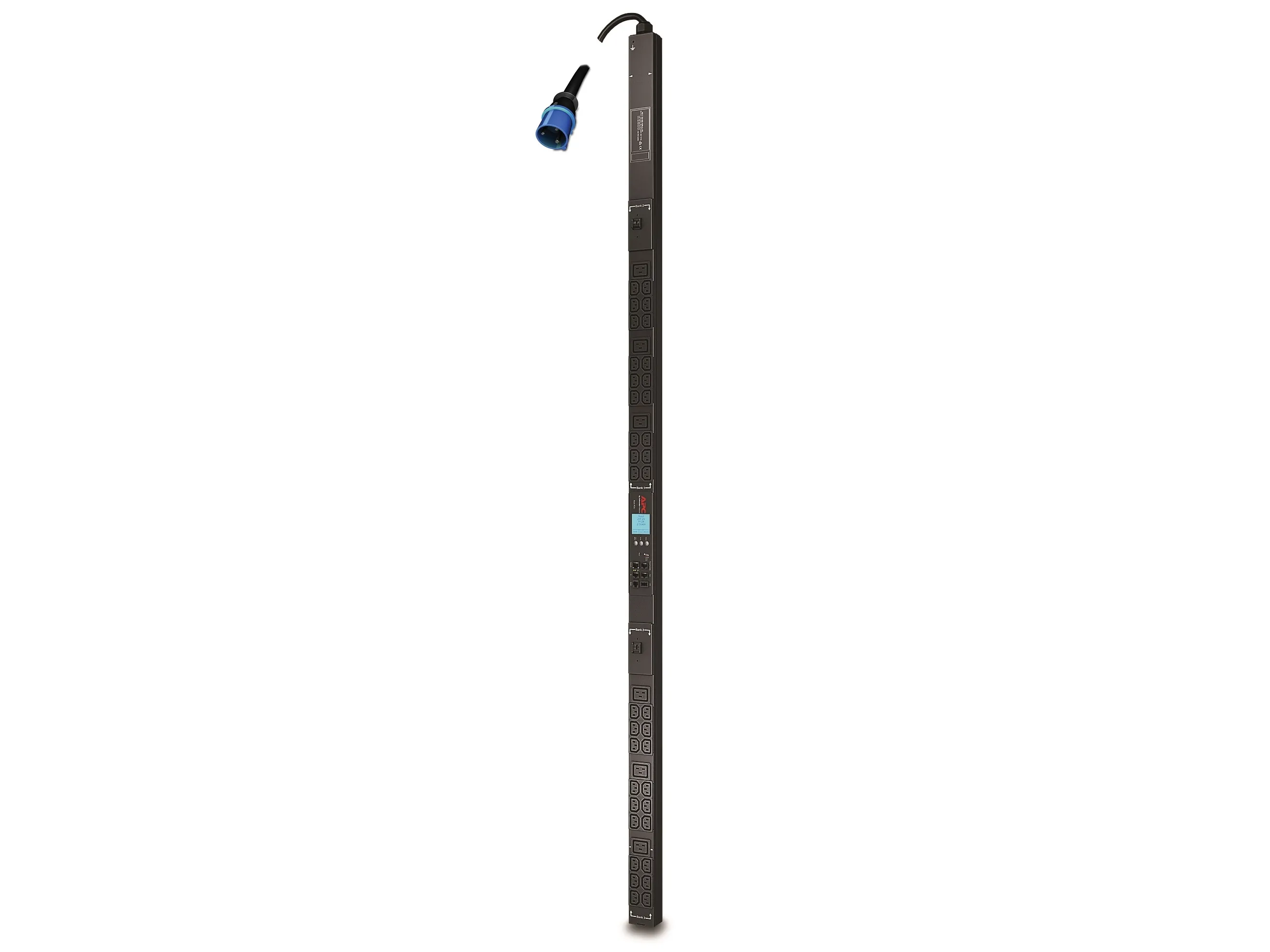 APC Metered Rack PDU ZeroU 2G - Strømfordelingsenhed (rackversion) - AC 200/208/230 V - input: IEC 60309 32A - output-stikforbindelser: 42 (power IEC 60320 C13, IEC 60320 C19) - 0U - sort - for P/N: SMX1500RMNCUS, SRT1000RMXLI, SRT1000RMXLI-NC, SRT10