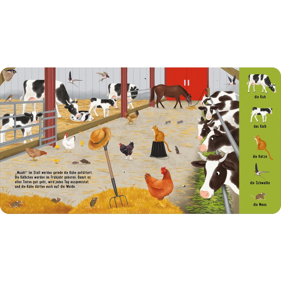 Thienemann-Esslinger Mein erstes Natur-Wimmelbuch: Tiere auf dem Bauernhof