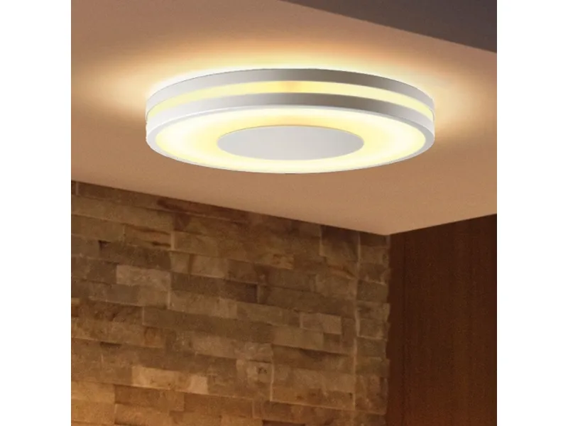 Philips Hue White ambiance Being - Loftslampe - LED - 22.5 W (tilsvarende 204 W) - klasse F - varmt til køligt hvidt lys - 2200-6500 K - hvid