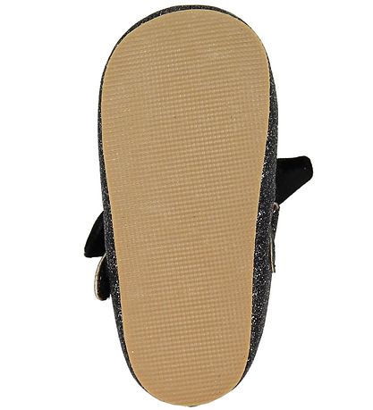 Petit by Sofie Schnoor Ballerina Hausschuhe - Glitzer m. Schleif