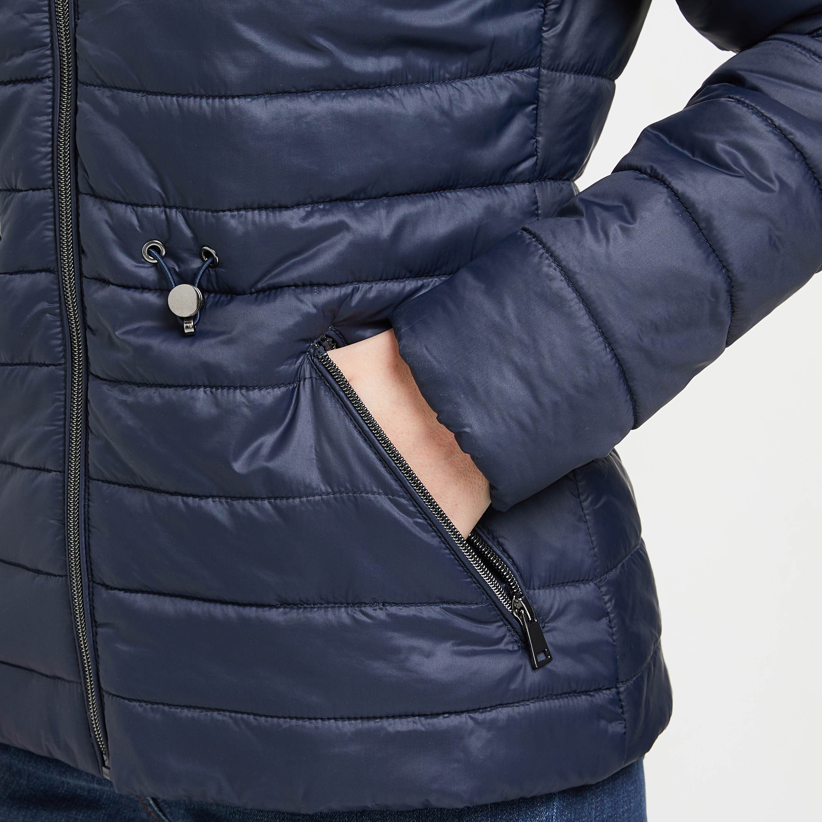 Doudoune light courte femme - MARINE
