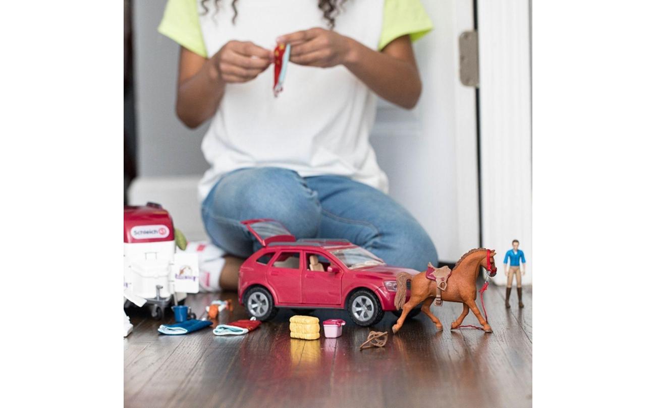 Schleich Horse Club 42535 Auto met paardenaanhange