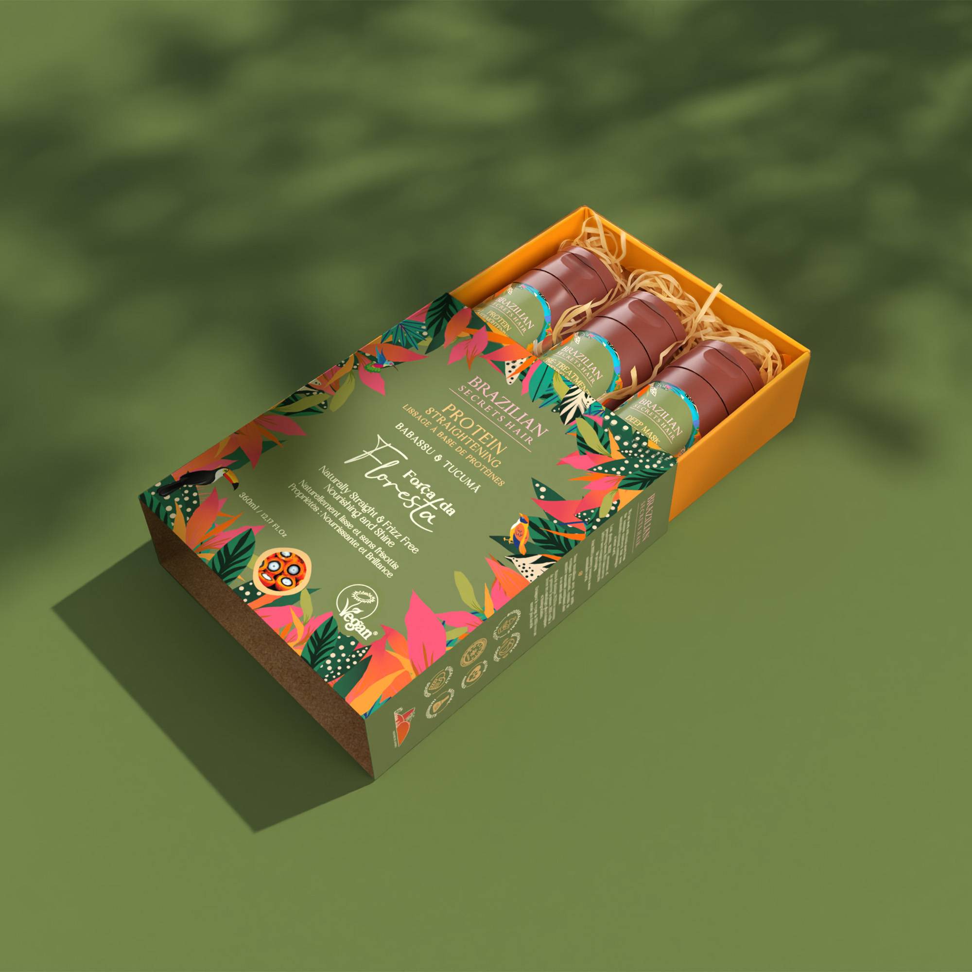 Kit lissage à la protéine Força da Floresta / 360ml