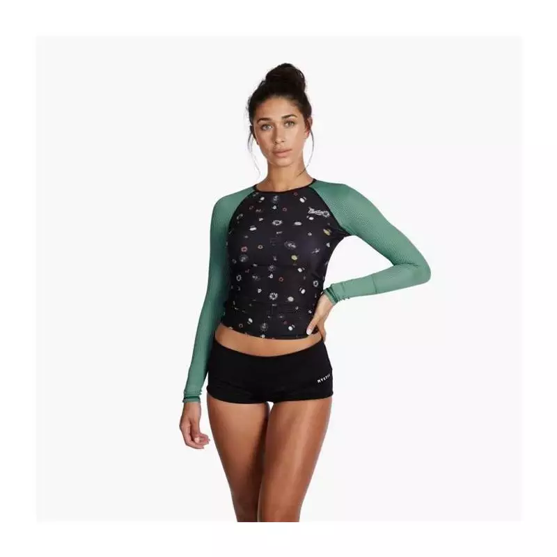 Lycra femme MYSTIC Diva LS Rash Tee Multiple Color
