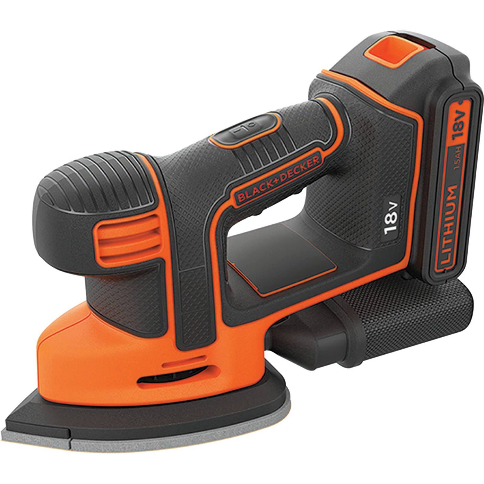 BLACK+DECKER Deltaschleifer Akku-Dreieckschleifer Mouse BDCDS18, 18Volt