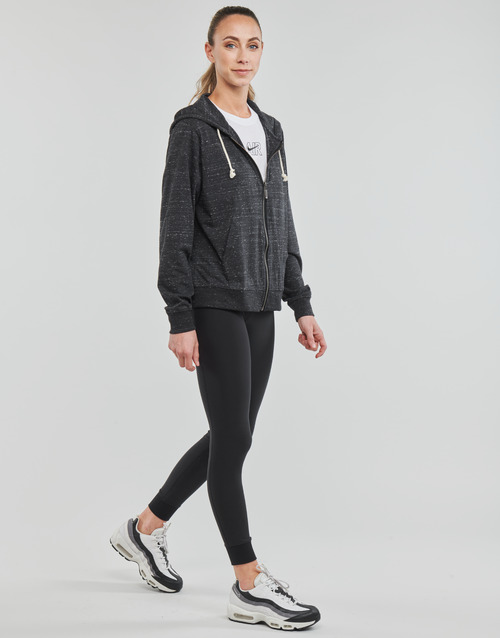 Nike - Full-Zip Hoodie - BLACK/WHITE