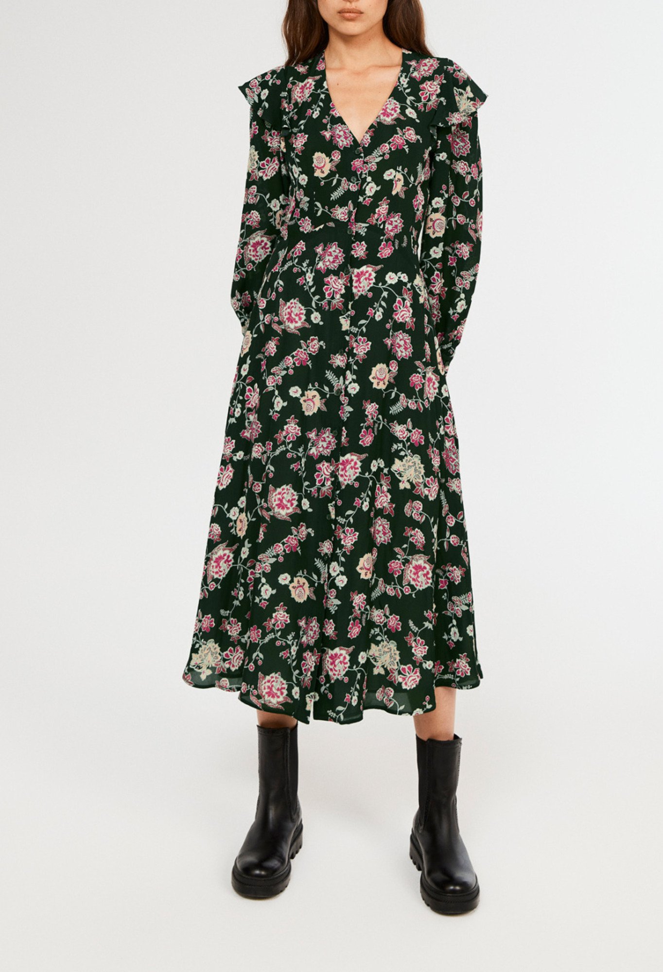 Robe &agrave; fleurs
