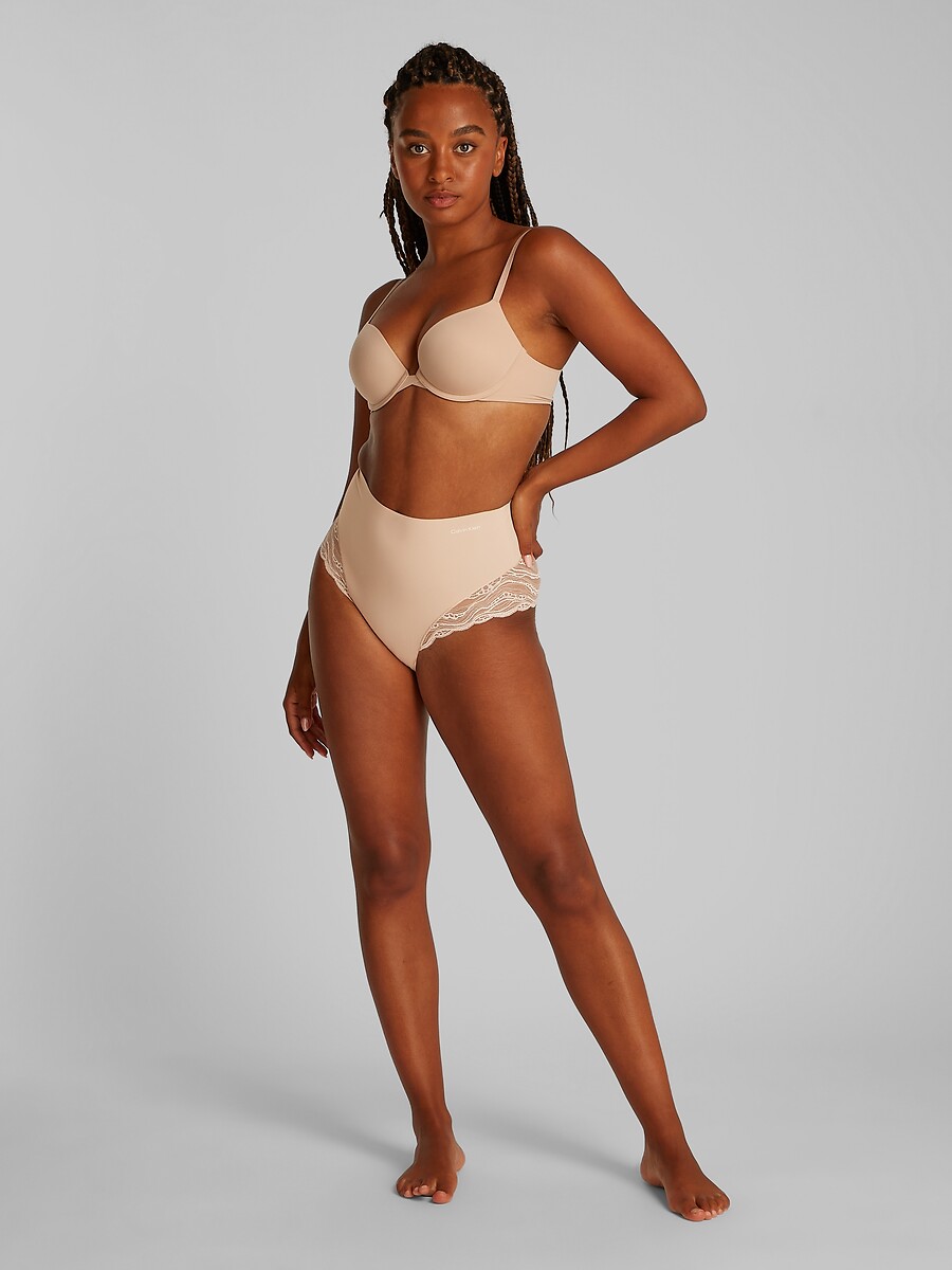 CALVIN KLEIN ROUPA ÍNTIMA<br>Camisola de tamanho grande, Renda Elástica Sensual