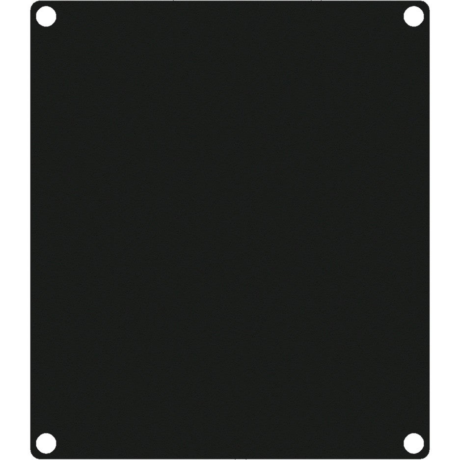 Caymon CASY201/B blindplaatje staal, 2 modules breed voor CASY-chassis