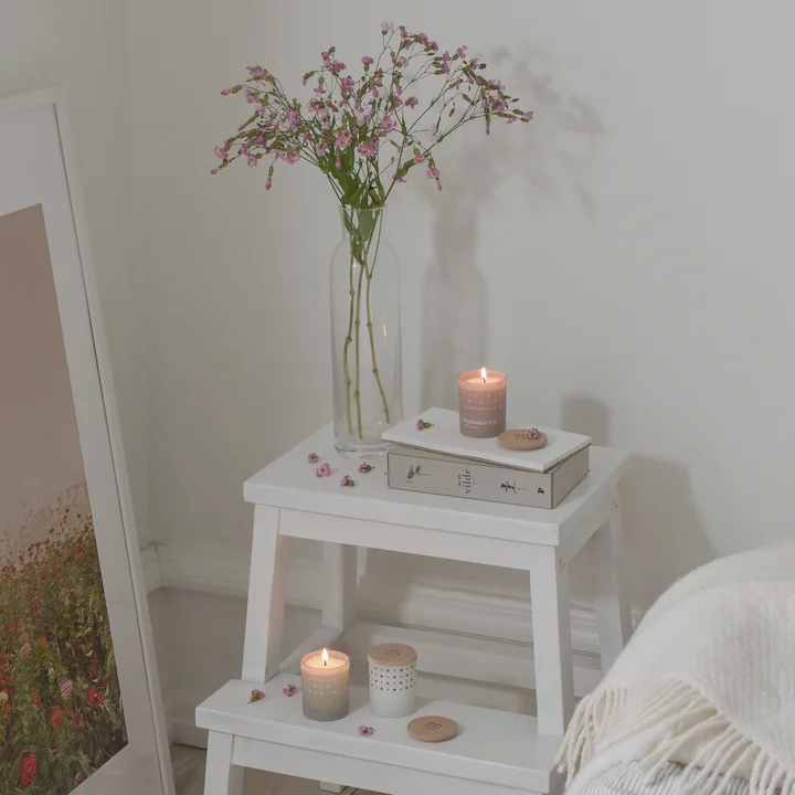 Skandinavisk - Kerzenset Mini, White Christmas (2er-Set)