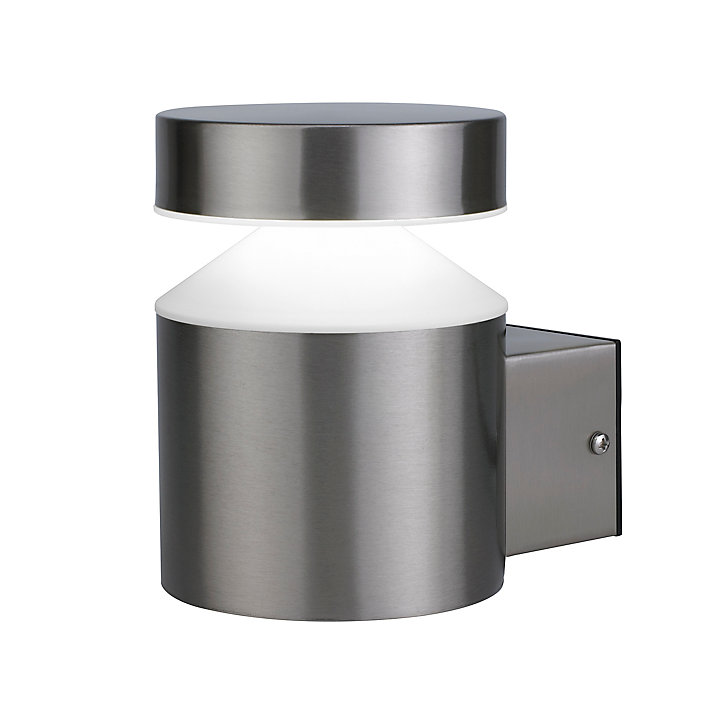 Applique murale Devlin LED intégrée 800lm 10W IP44 GoodHome chrome