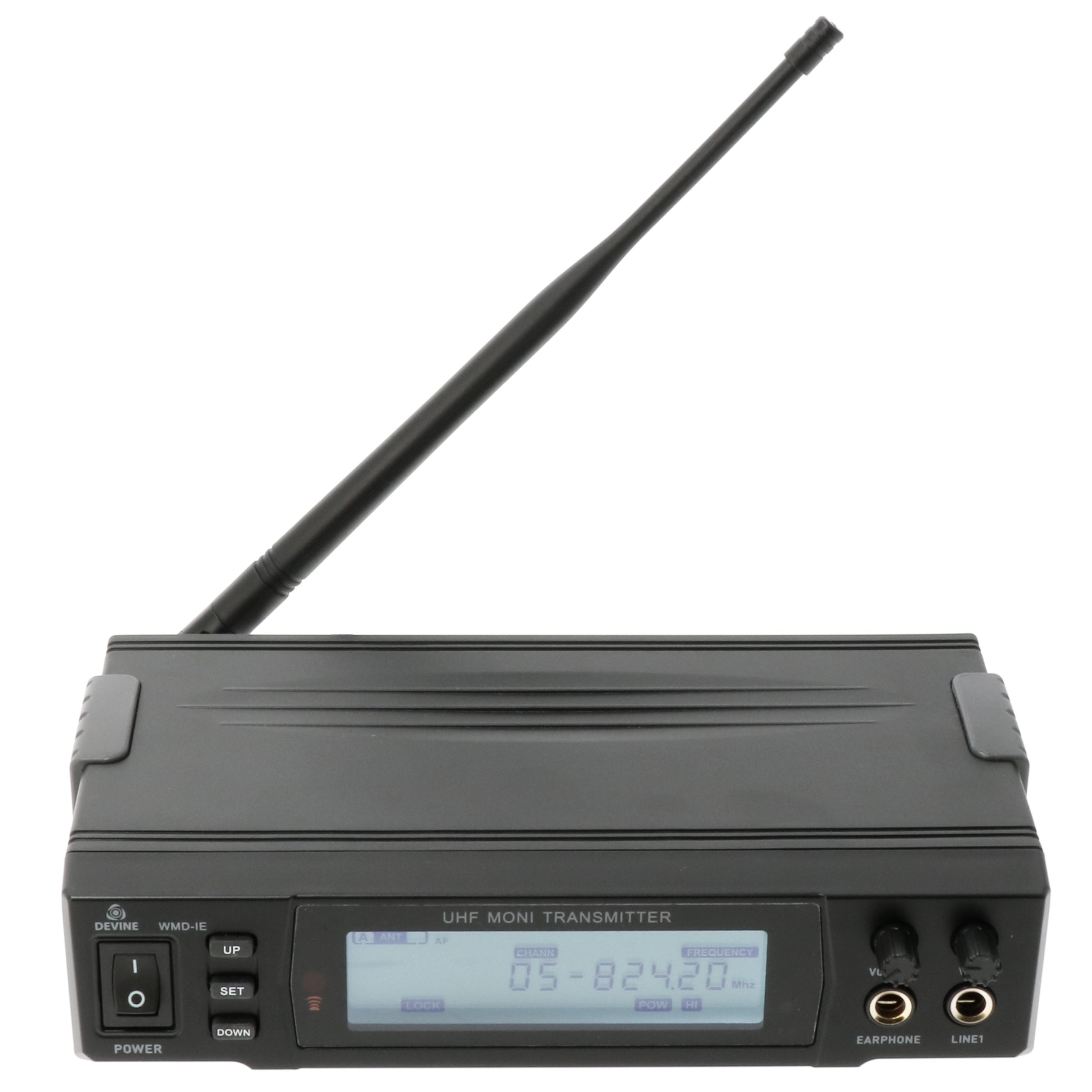 Devine WMD-IE draadloos in-ear monitorsysteem (823 - 832 MHz)